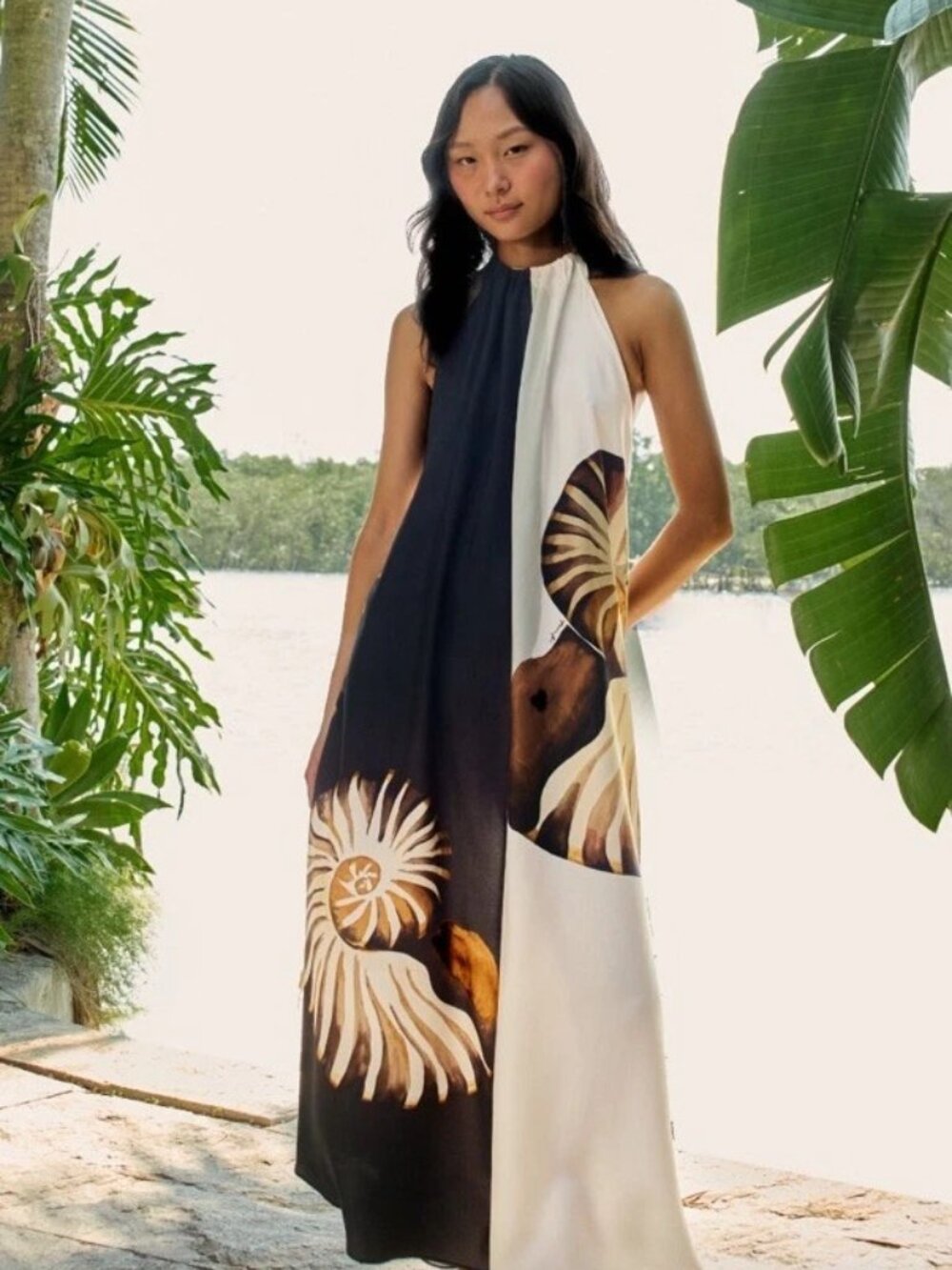 NWT Farm Rio Dress Size Large ( G IN TAG) PK6631 5/6 js